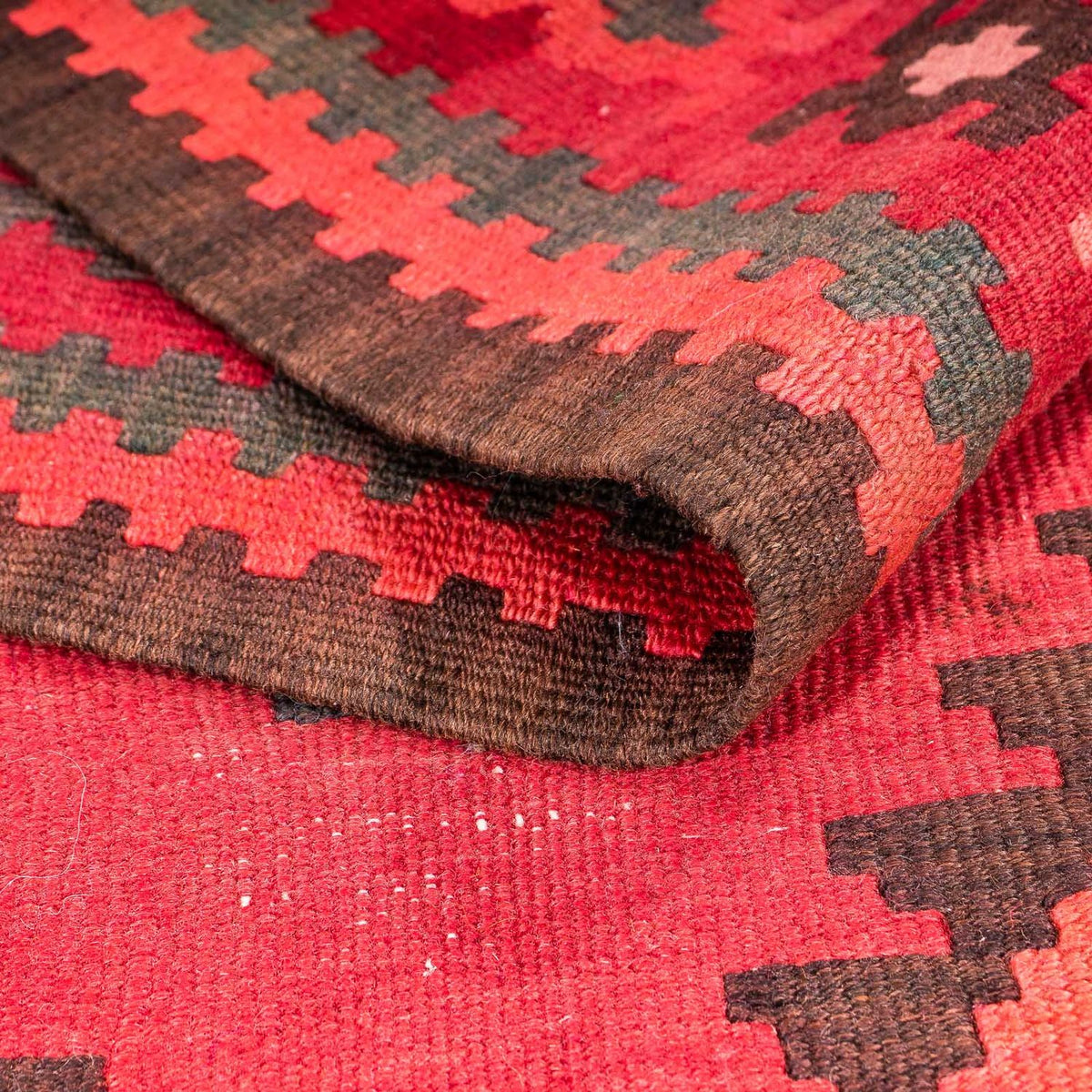 Tappeto corsia Tappeto Kelim - Vecchio - 325 x 118 cm - multicolore