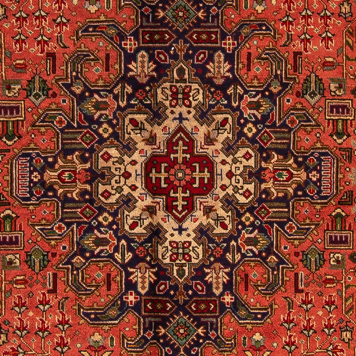 Tappeto Persero - Tabriz - 295 x 195 cm - rosso chiaro