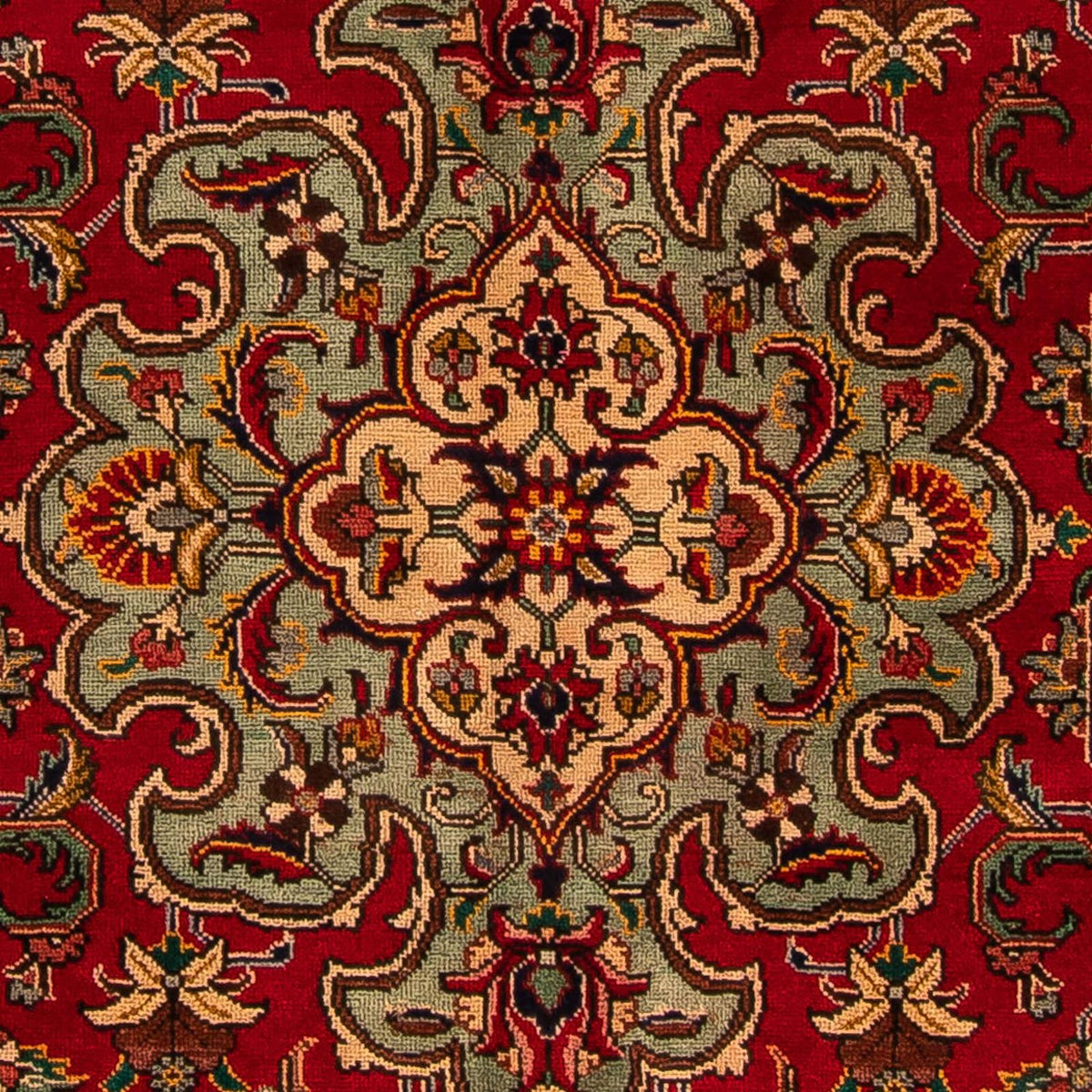 Tappeto Persero - Tabriz - 300 x 203 cm - rosso scuro