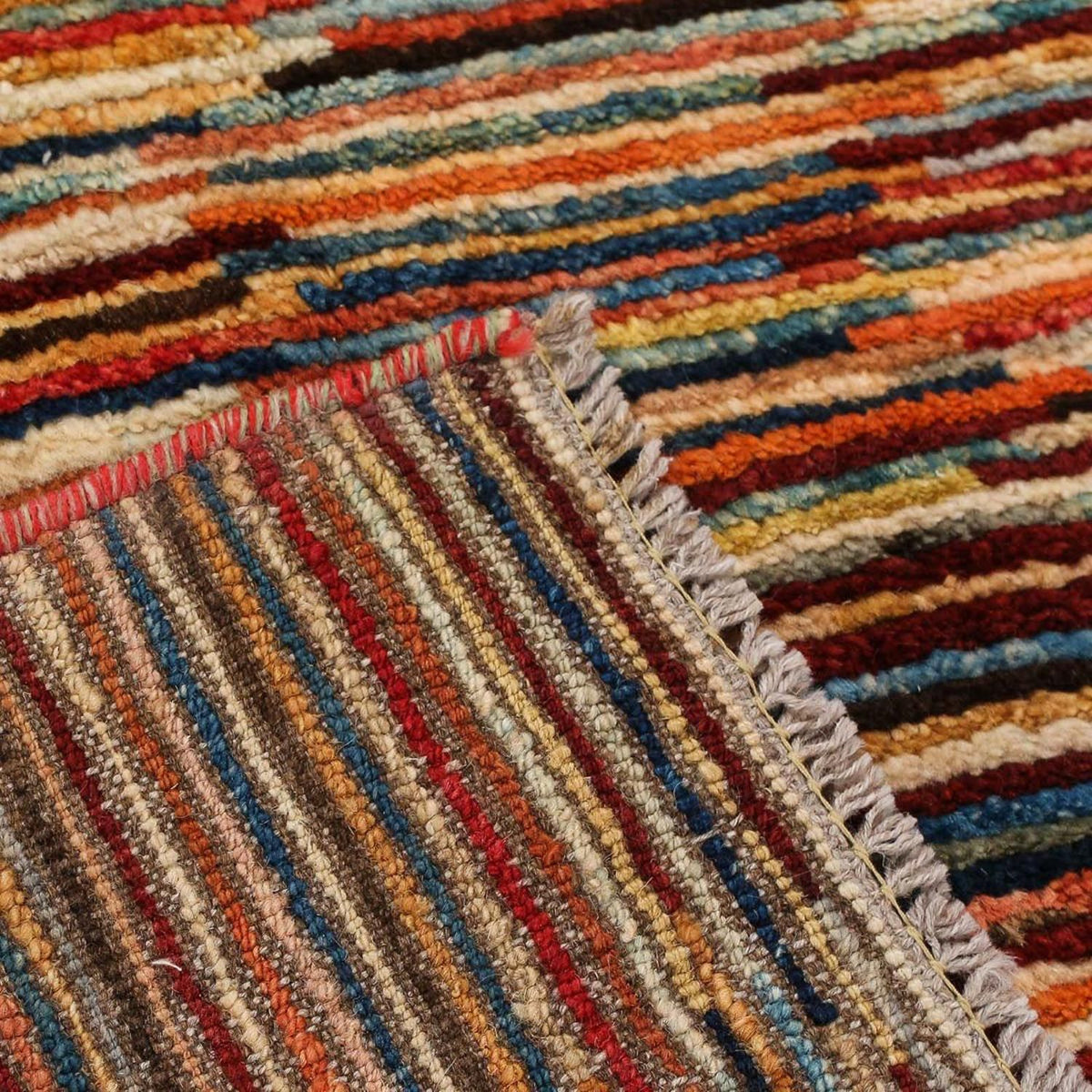 Tappeto Kelim - Splash - 122 x 94 cm - multicolore