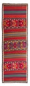 Tappeto corsia Tappeto Kelim - Vecchio - 370 x 145 cm - multicolore