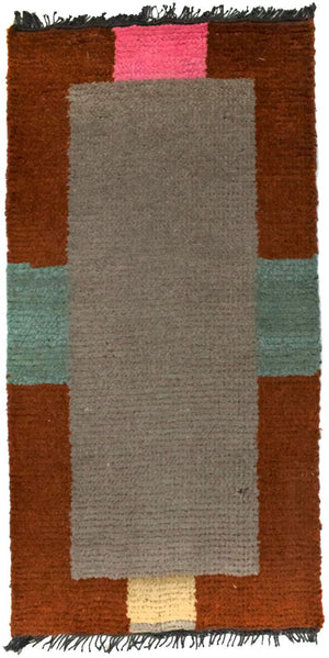 Tappeto Nepal - 140 x 70 cm - argento