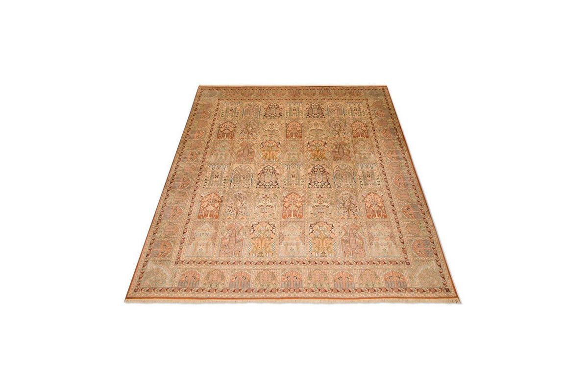 Tappeto di seta - Seta del Kashmir - 308 x 241 cm - multicolore