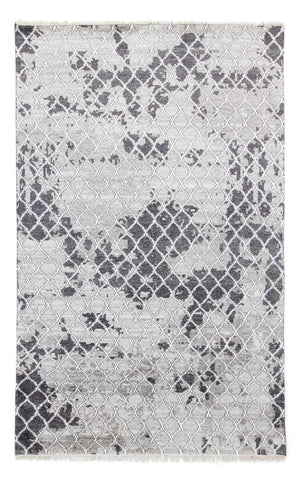 Tappeto di design - 271 x 181 cm - argento