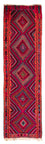 Tappeto corsia Tappeto Kelim - Vecchio - 380 x 120 cm - multicolore