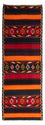 Tappeto corsia Tappeto Kelim - Vecchio - 340 x 140 cm - multicolore
