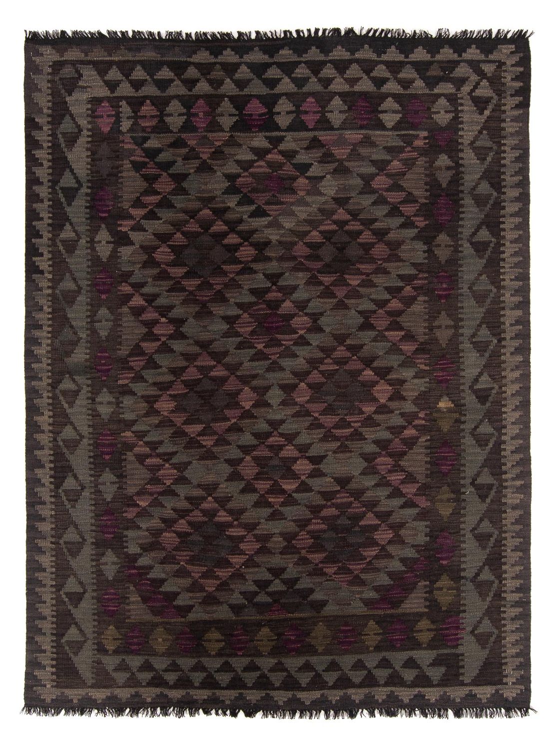 Tappeto Kelim - Splash - 197 x 151 cm - multicolore