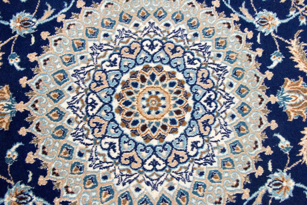 Tappeto Persero - Nain - 305 x 196 cm - blu
