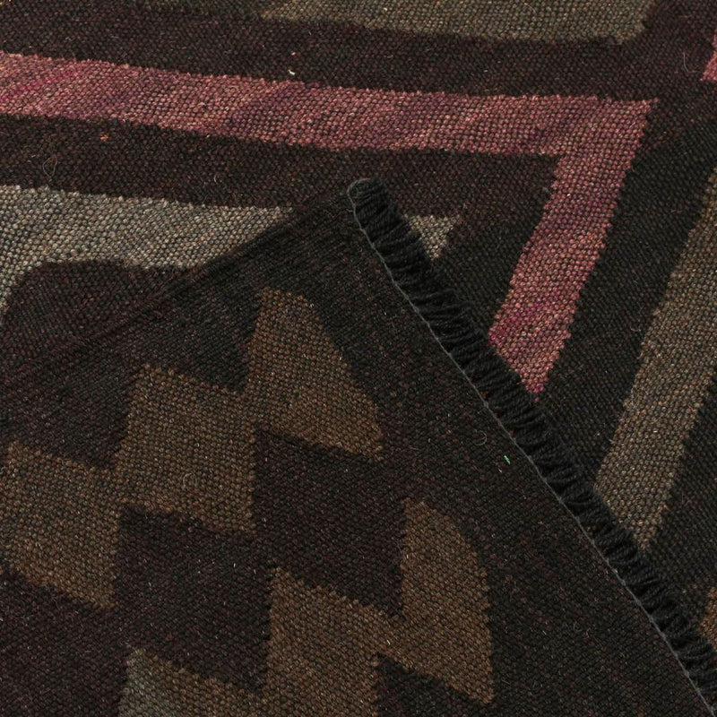 Tappeto Kelim - Splash - 240 x 166 cm - nero