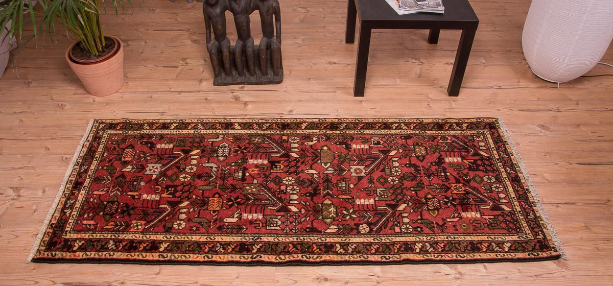 Tappeto corsia Tappeto Persero - Nomade - 200 x 83 cm - rosso