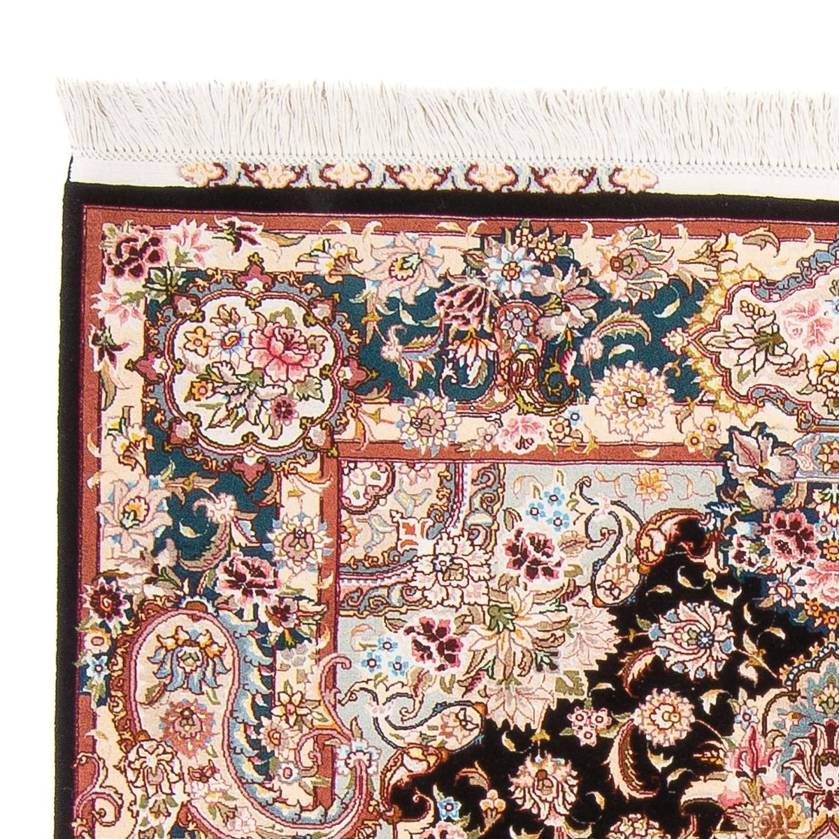 Tappeto Persero - Tabriz - Reale - 200 x 150 cm - blu scuro