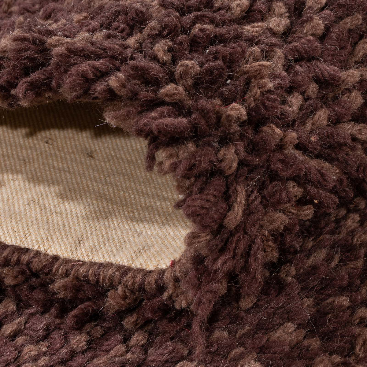 Tappeto corsia Tappeto a pelo alto - 201 x 69 cm - marrone