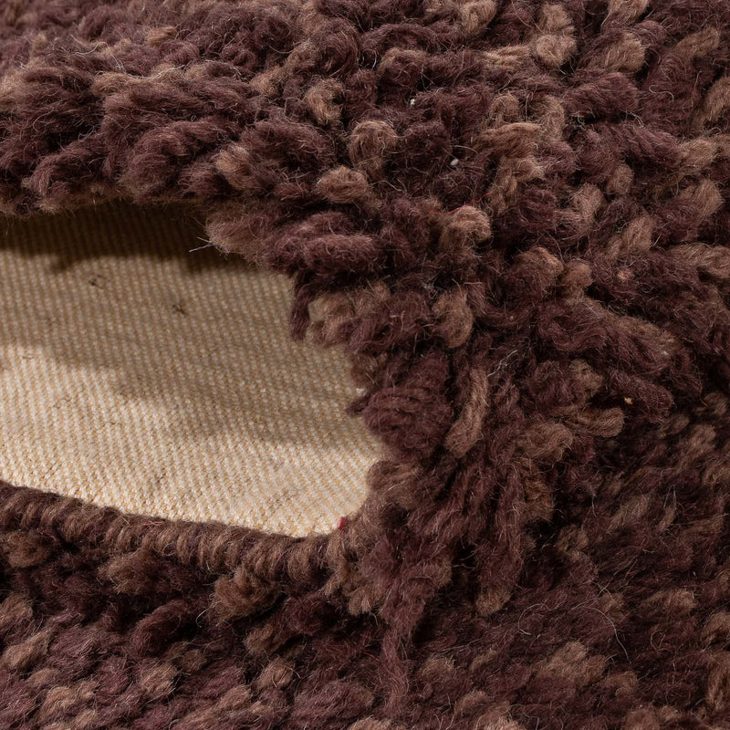 Tappeto corsia Tappeto a pelo alto - 201 x 69 cm - marrone