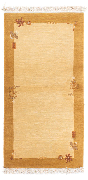 Tappeto Nepal - Reale - 143 x 74 cm - beige