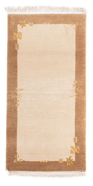 Tappeto Nepal - Reale - 139 x 72 cm - beige