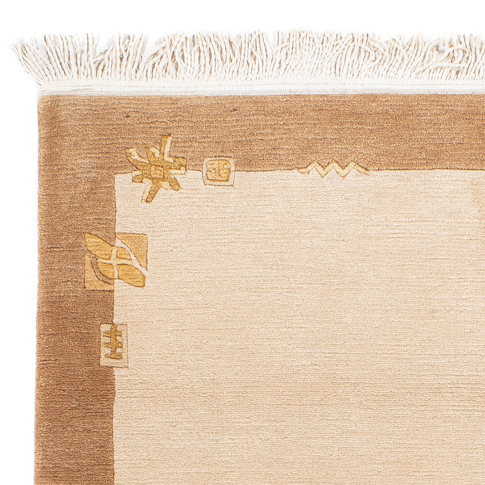 Tappeto Nepal - Reale - 139 x 72 cm - beige