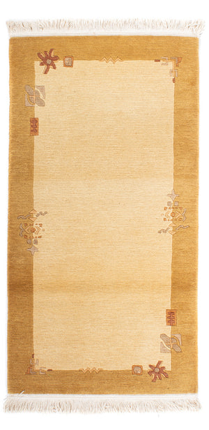Tappeto Nepal - Reale - 139 x 71 cm - beige
