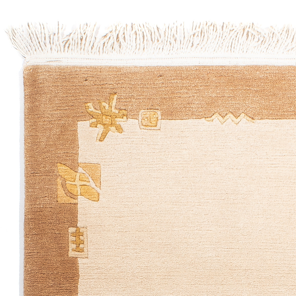 Tappeto Nepal - Reale - 143 x 73 cm - beige