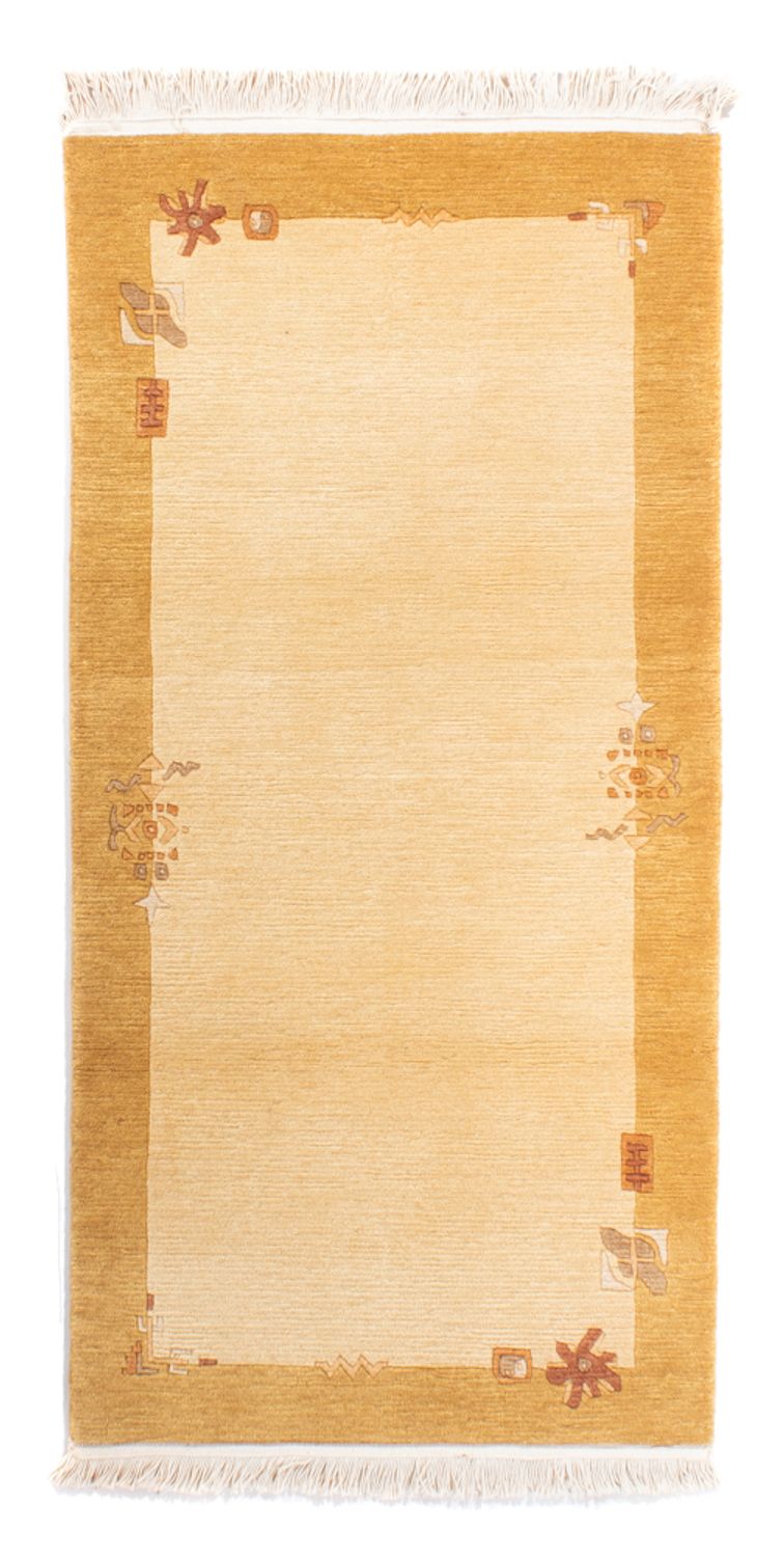Tappeto Nepal - Reale - 143 x 72 cm - beige