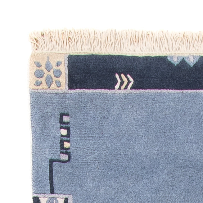Tappeto corsia Tappeto Nepal - 332 x 70 cm - blu