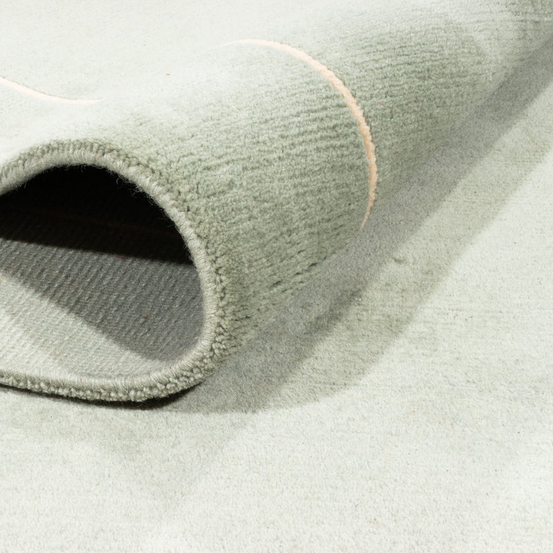 Tappeto Nepal - Reale - 349 x 249 cm - verde oliva