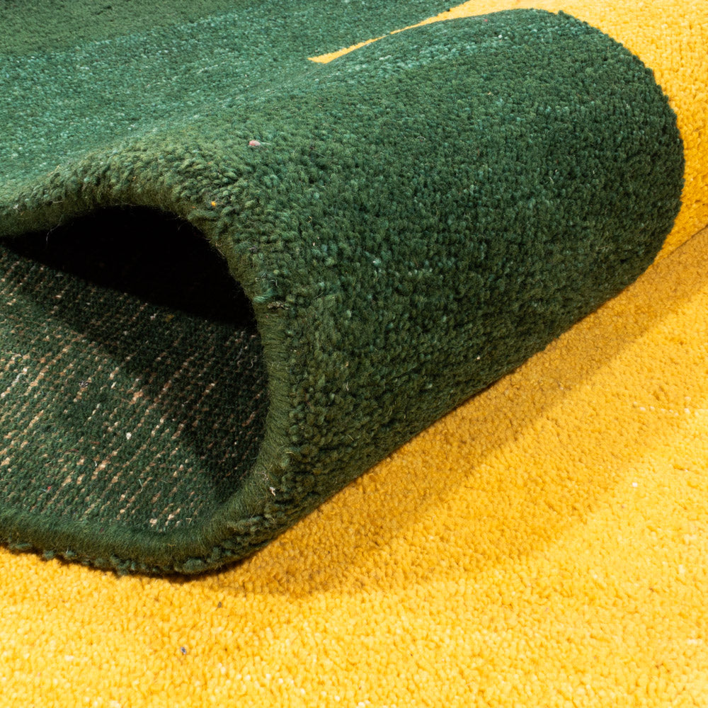 Tappeto Gabbeh - Indus - 346 x 253 cm - giallo