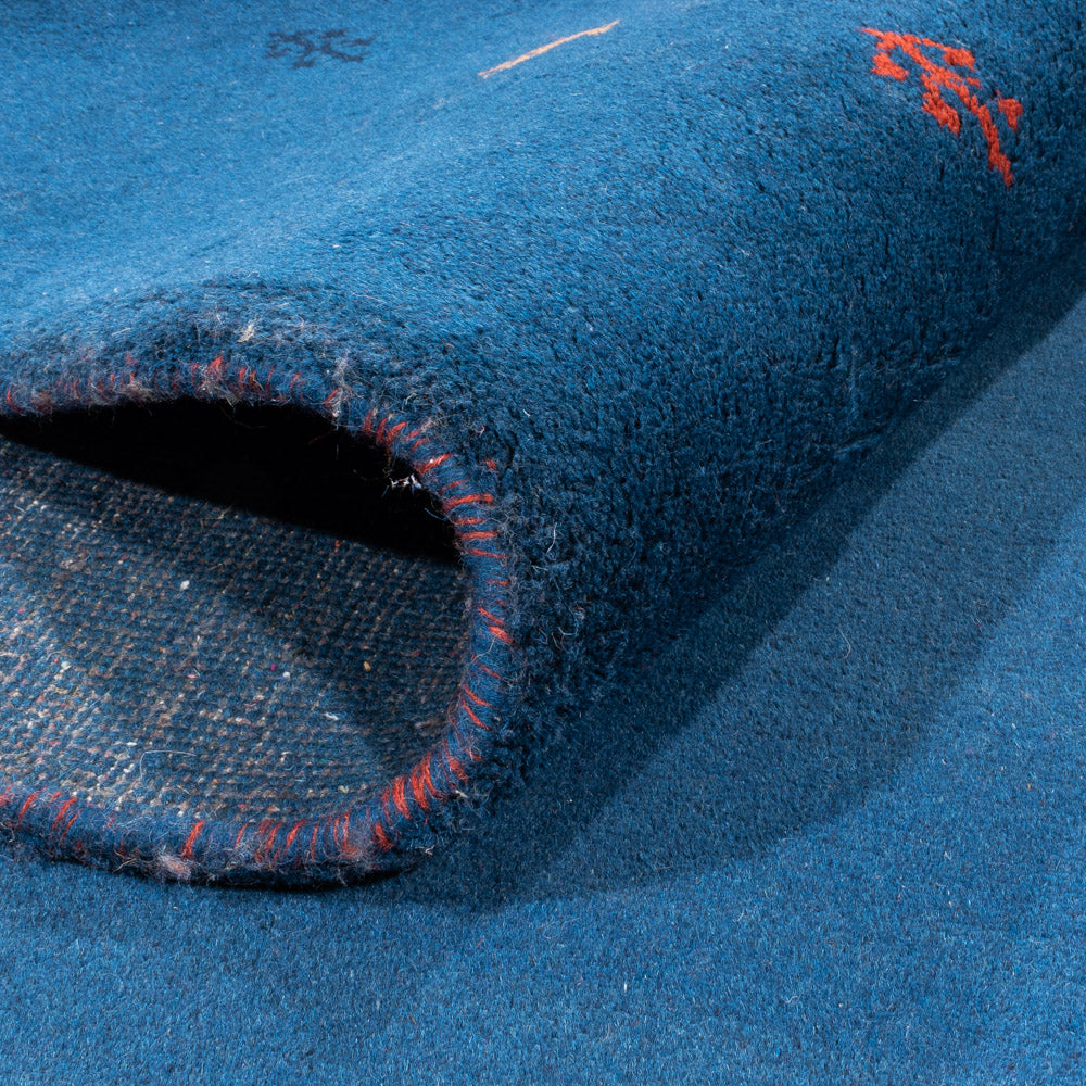 Tappeto Gabbeh - Indus - 394 x 297 cm - blu