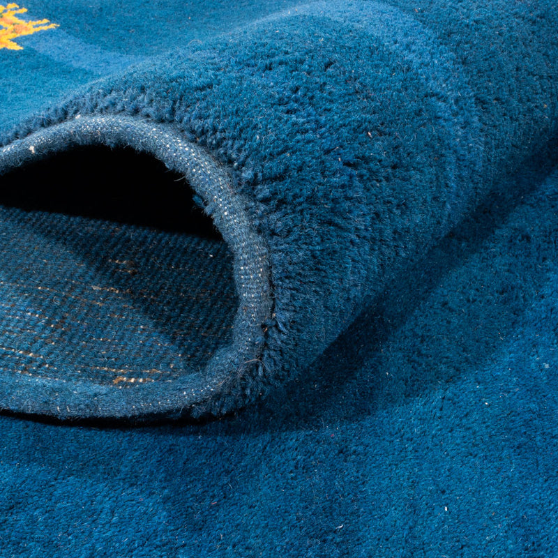 Tappeto Gabbeh - Indus quadrato  - 255 x 250 cm - blu