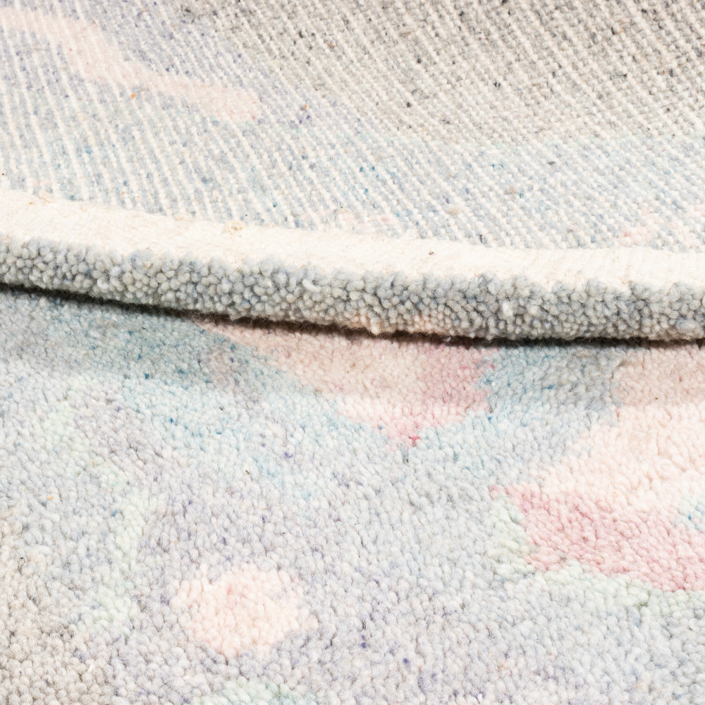 Tappeto Nepal rotondo - 200 x 200 cm - grigio