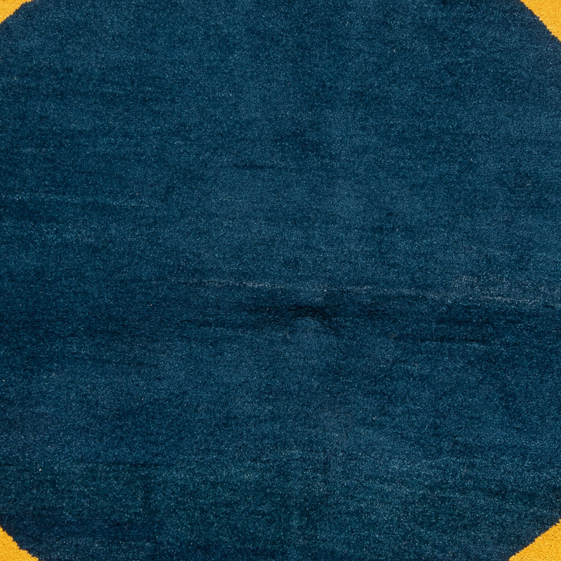 Tappeto Gabbeh - Indus rotondo  - 195 x 195 cm - blu
