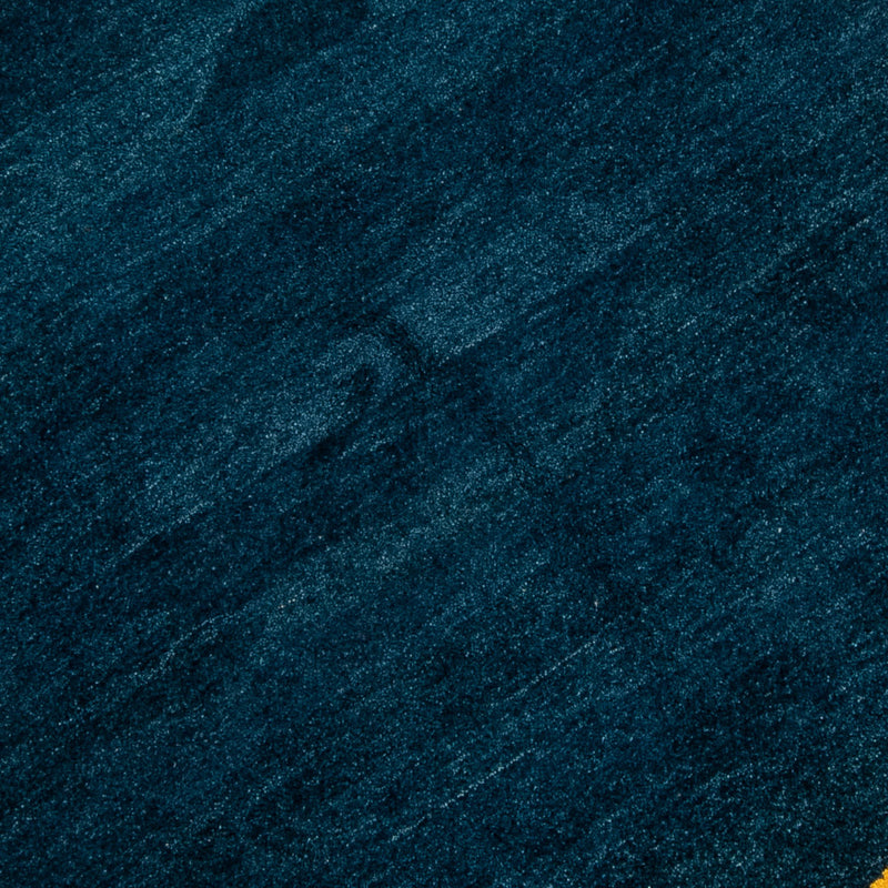 Tappeto Gabbeh - Indus rotondo  - 193 x 193 cm - blu