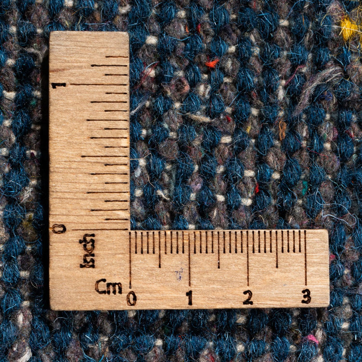 Tappeto Gabbeh - Indus rotondo  - 194 x 194 cm - blu