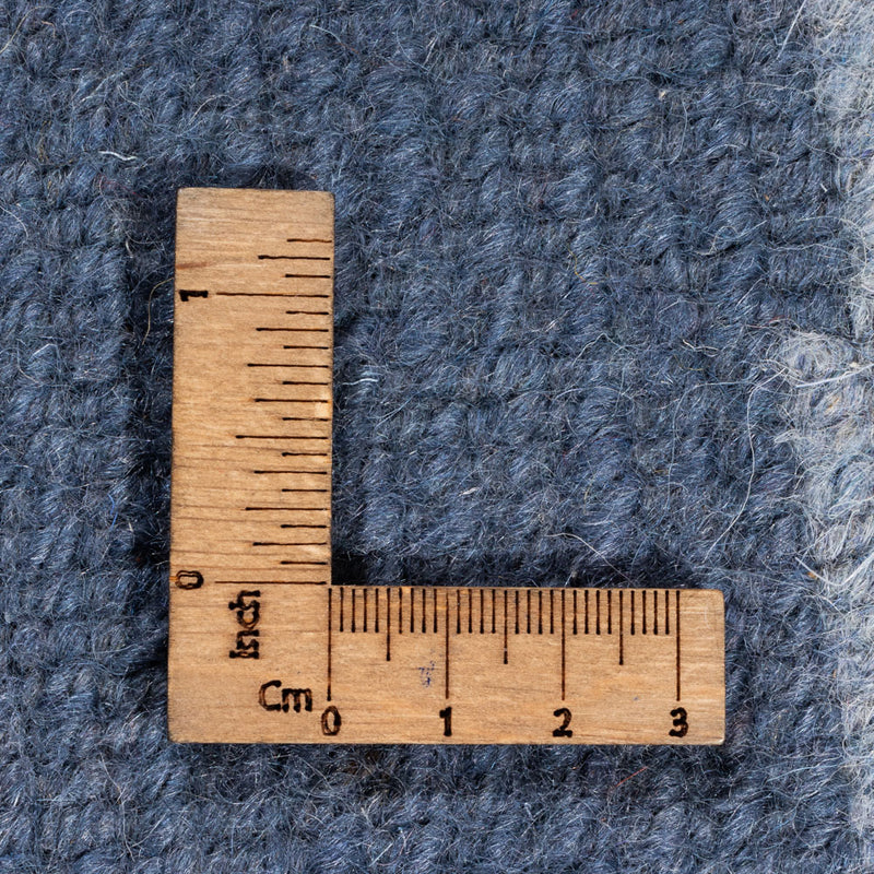 Tappeto Nepal rotondo  - 197 x 197 cm - blu