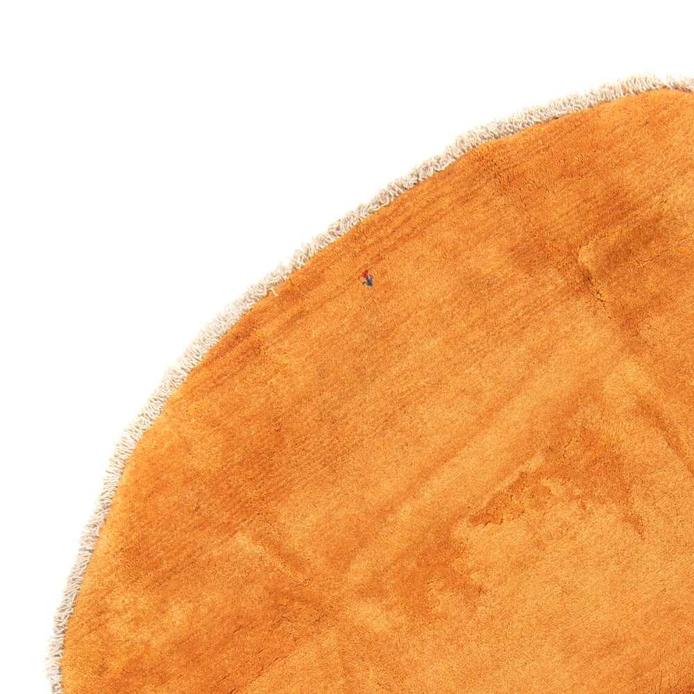 Tappeto a pelo alto rotondo  - 200 x 200 cm - oro