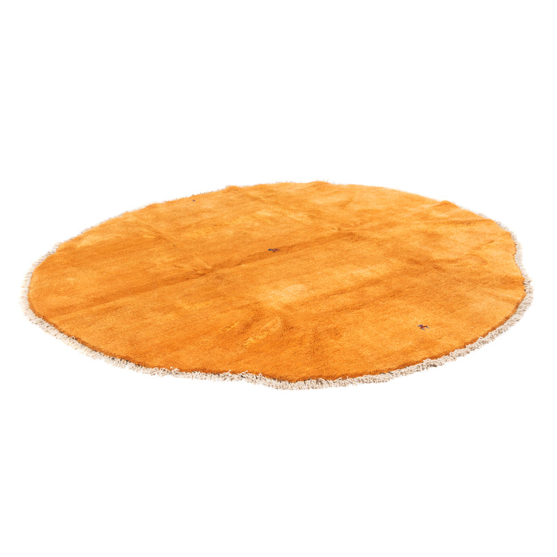 Tappeto a pelo alto rotondo  - 200 x 200 cm - oro