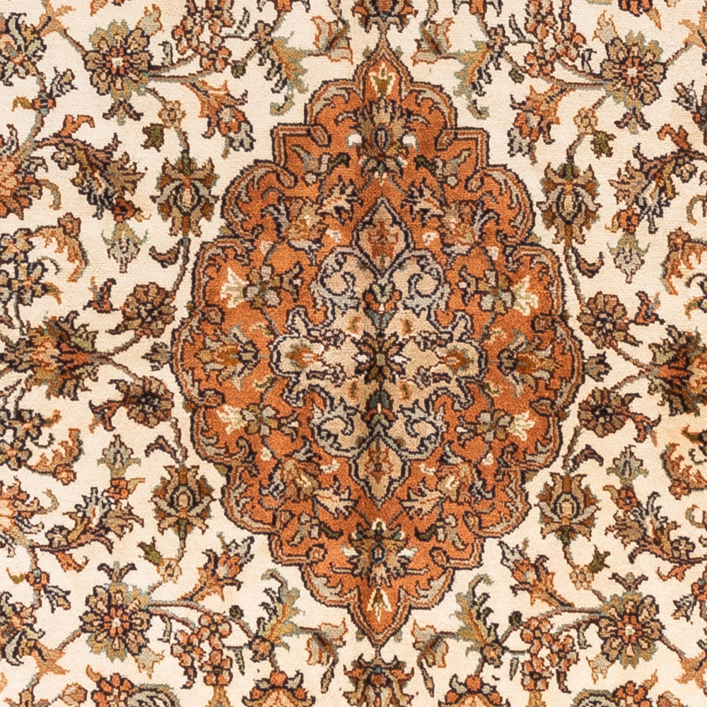 Tappeto di seta - Seta del Kashmir - 168 x 95 cm - beige