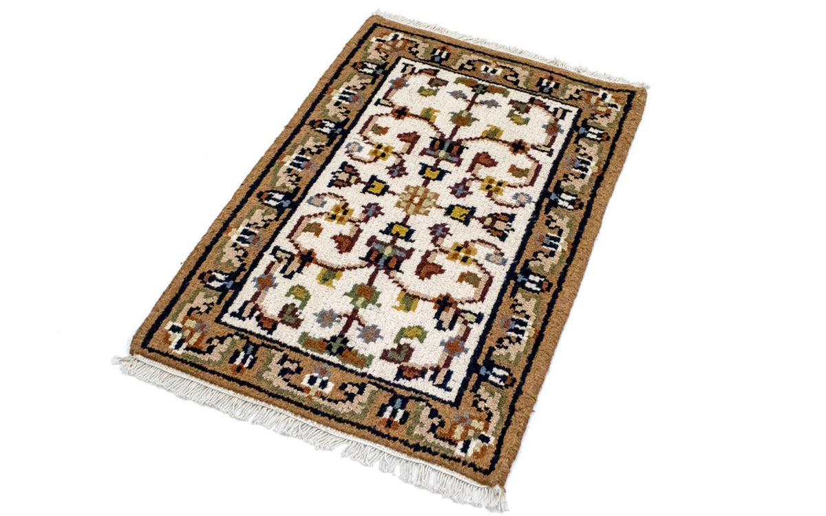 Tappeto orientale - 90 x 60 cm - beige