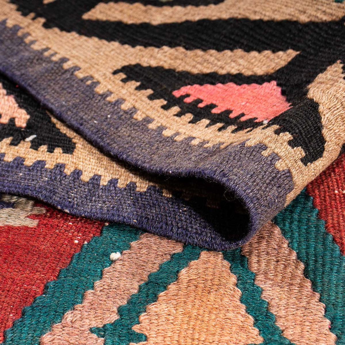 Tappeto corsia Tappeto Kelim - Vecchio - 300 x 140 cm - multicolore