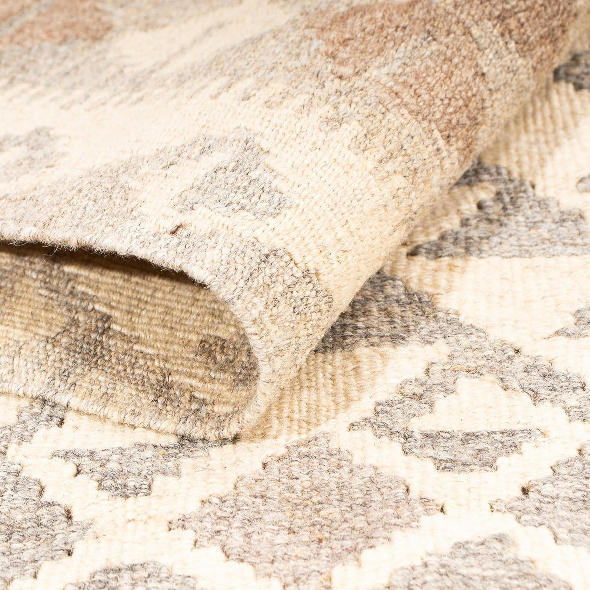 Tappeto Kelim - Splash - 174 x 127 cm - marrone chiaro