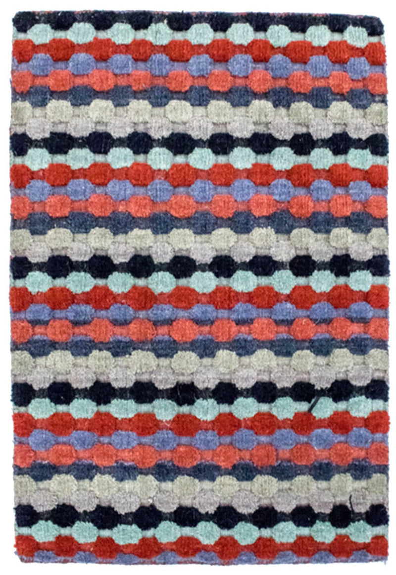 Tappeto di lana - 90 x 60 cm - multicolore