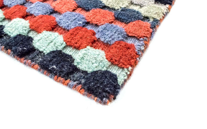 Tappeto di lana - 90 x 60 cm - multicolore