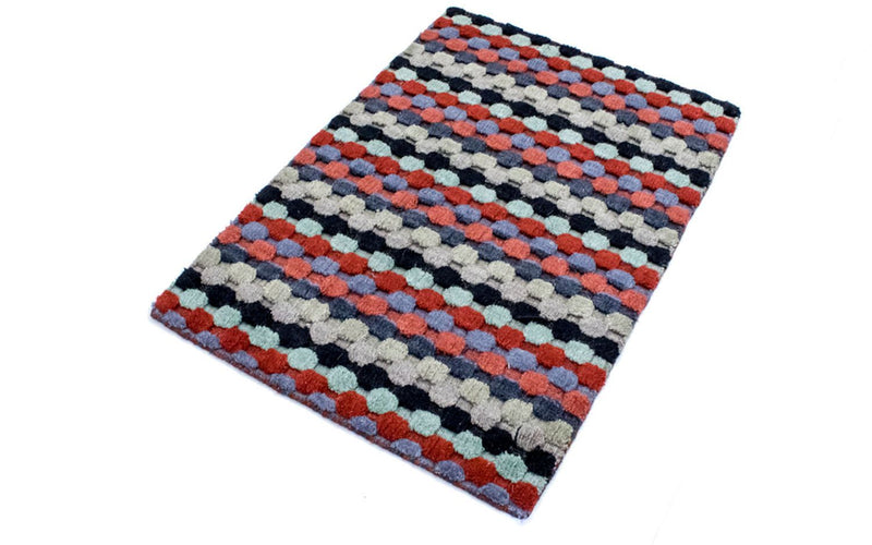 Tappeto di lana - 90 x 60 cm - multicolore