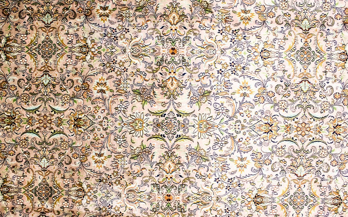Tappeto di seta - Seta del Kashmir - 308 x 204 cm - beige
