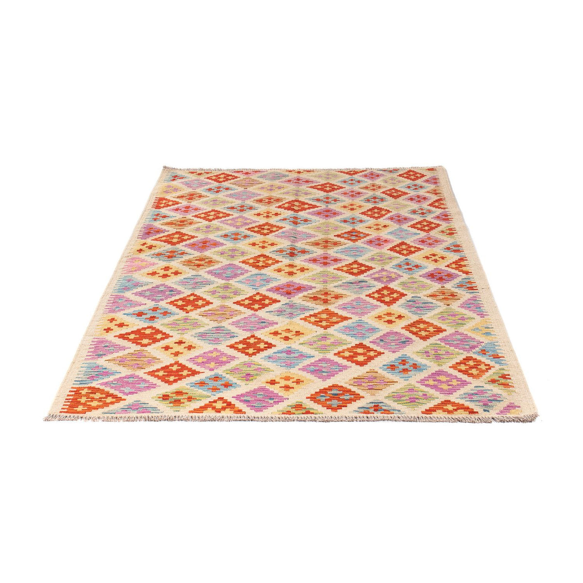 Tappeto Kelim - Splash - 168 x 125 cm - multicolore