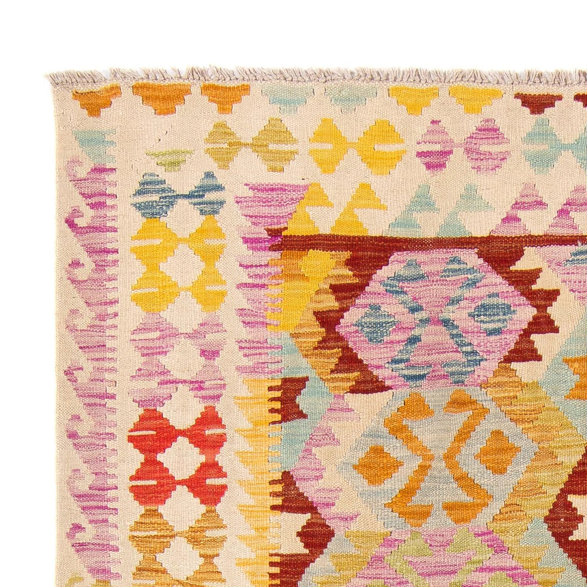 Tappeto Kelim - Splash - 203 x 148 cm - multicolore