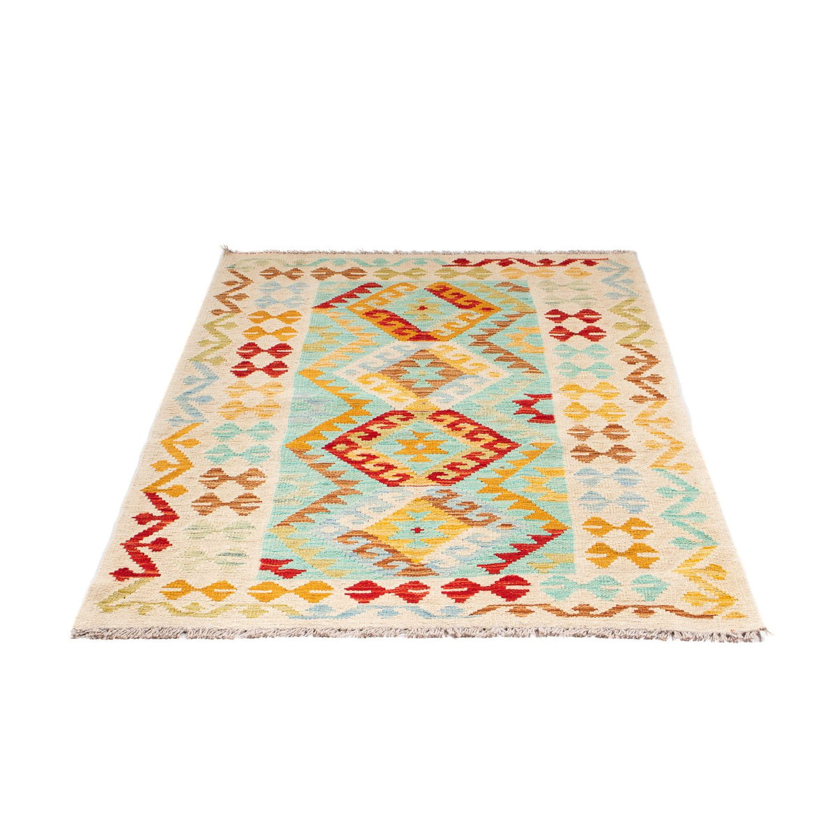 Tappeto Kelim - Splash - 152 x 101 cm - multicolore