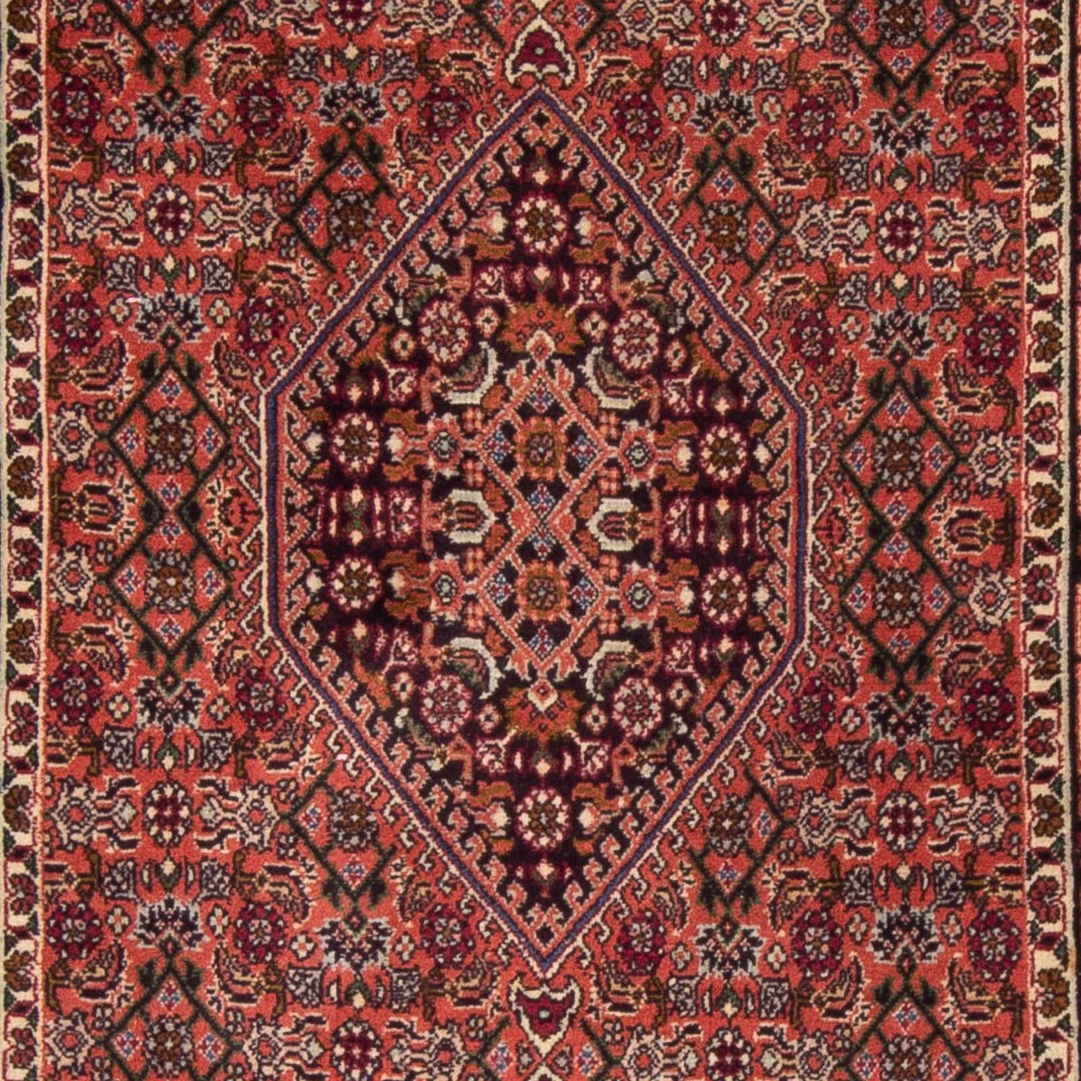 Tappeto corsia Tappeto Persero - Bidjar - 205 x 76 cm - blu scuro