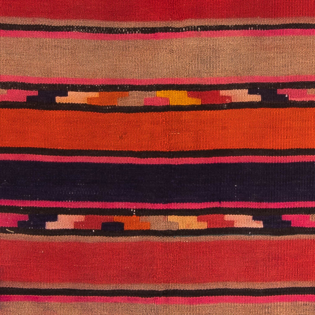 Tappeto corsia Tappeto Kelim - Vecchio - 340 x 125 cm - multicolore