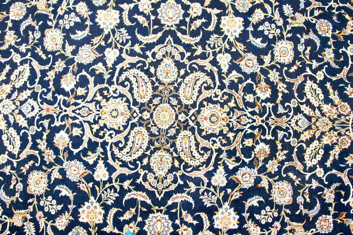 Tappeto Persero - Keshan - 380 x 288 cm - blu