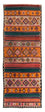 Tappeto corsia Tappeto Kelim - Vecchio - 370 x 145 cm - multicolore